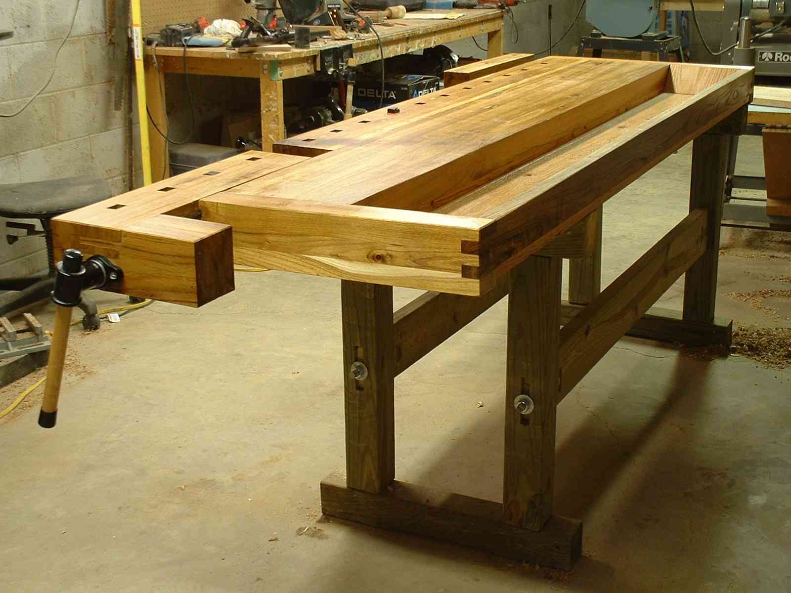 Black Locust Cabinetmaker's Workbench Photos